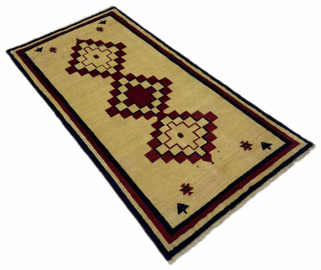 Persian Rug Fars 208 x 106 cm Wool Hand-knotted
