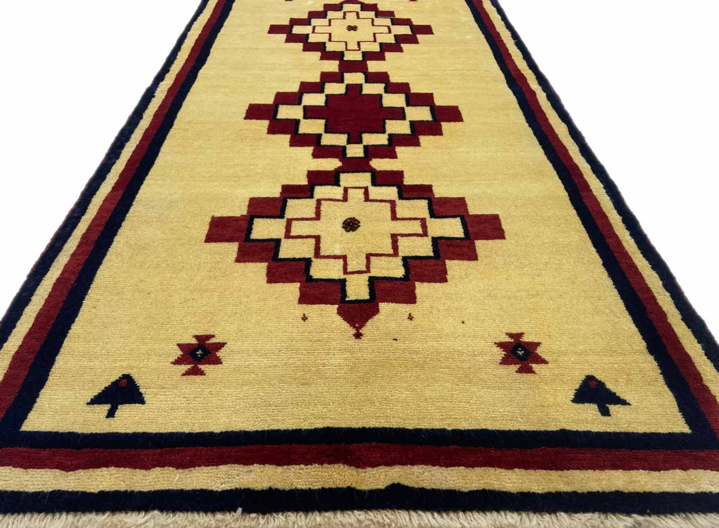 Persian Rug Fars 208 x 106 cm Wool Hand-knotted