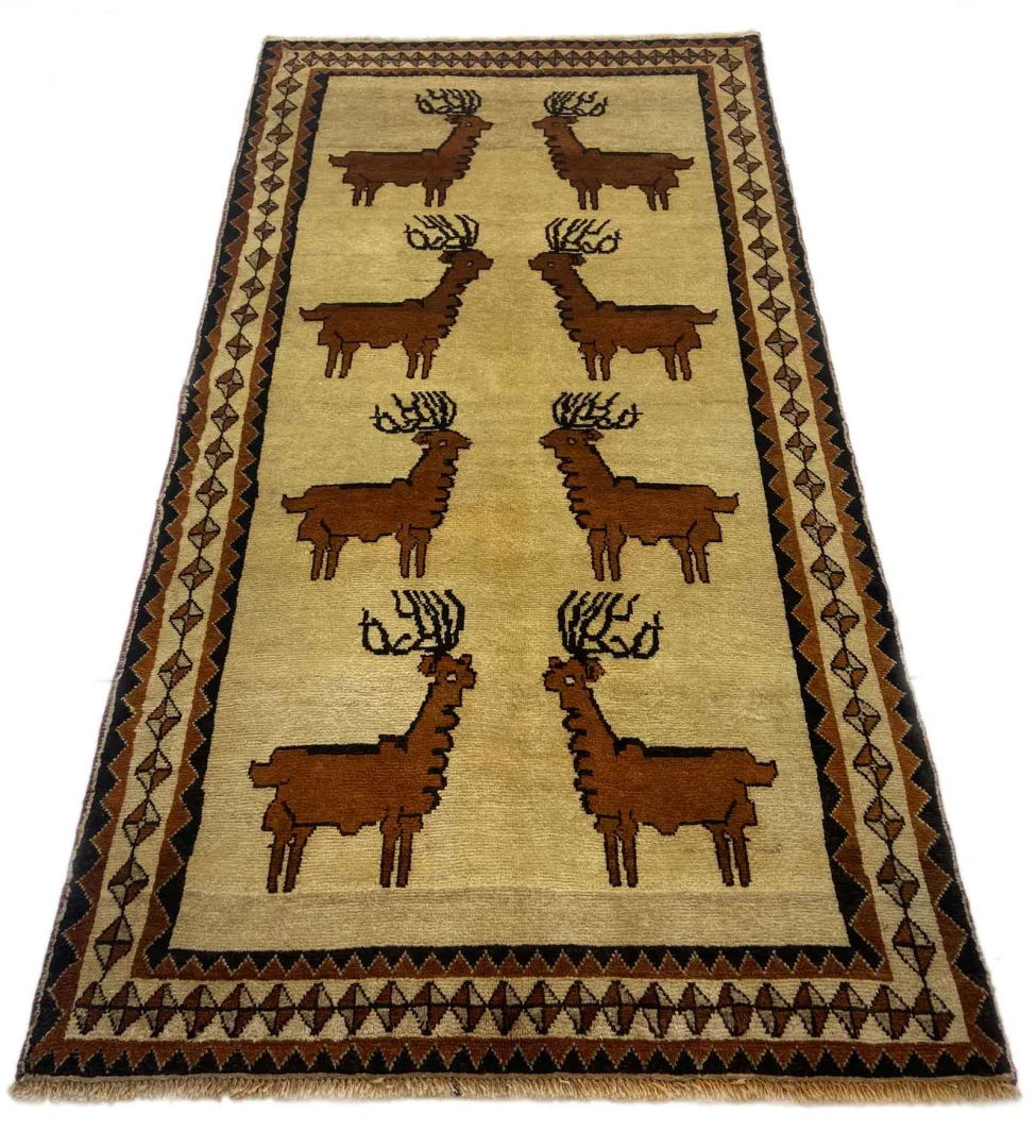 Persian Rug Fars 224 x 114 cm Wool Hand-knotted