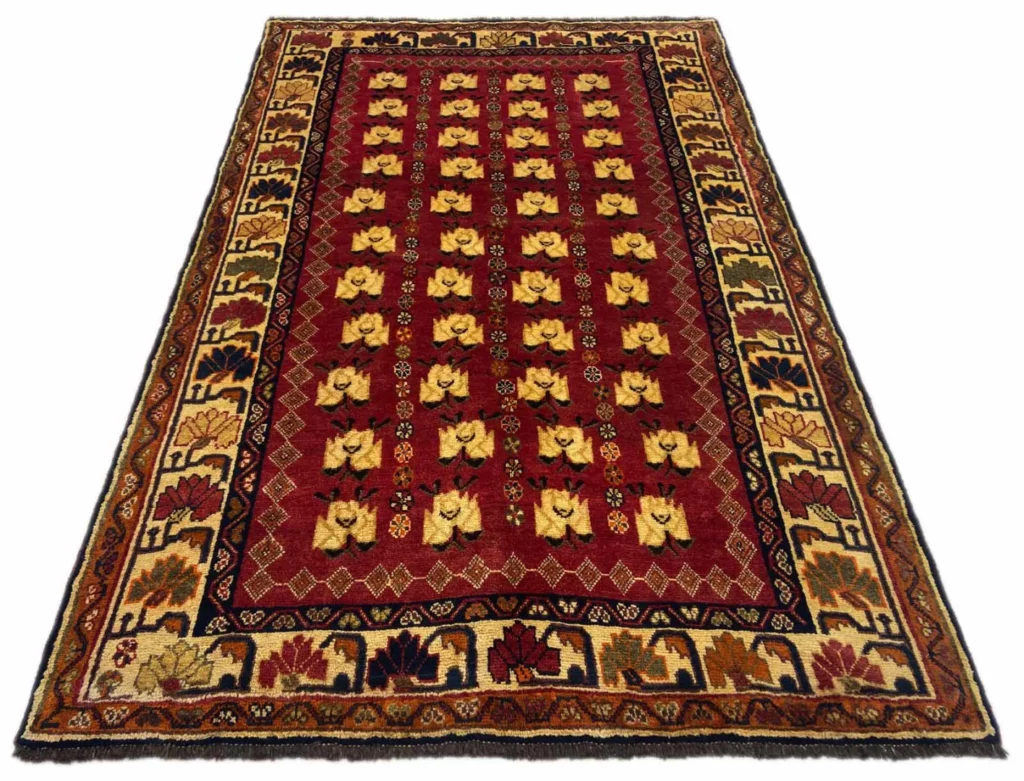gabbeh-226-x-146-cm-gabbeh-shuli-ausgefallene-muster-auf-glanzvoller-1 Persian Rug Fars 226 x 146 cm Wool Hand-knotted