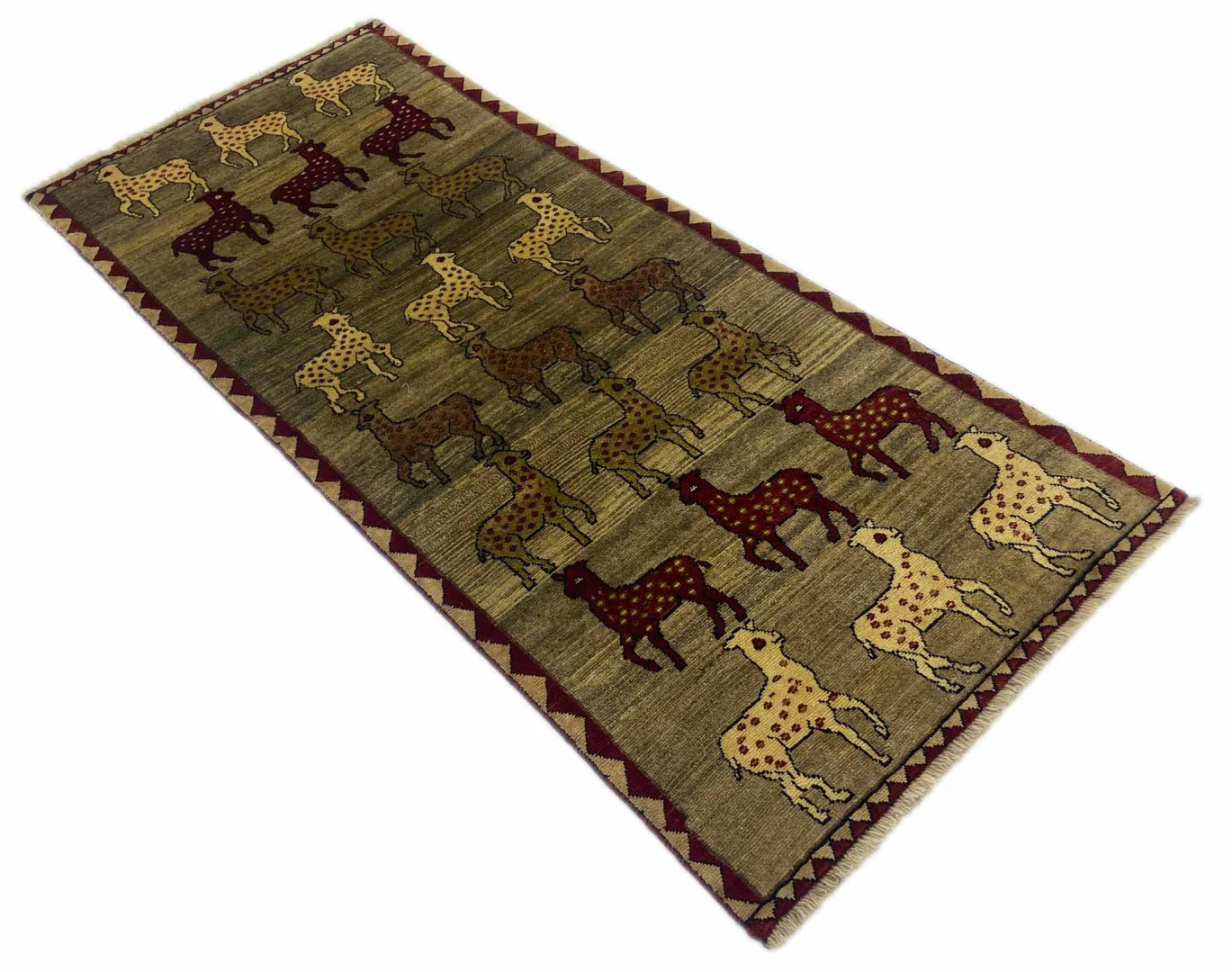 Persian Rug Fars 232 x 100 cm Wool Hand-knotted