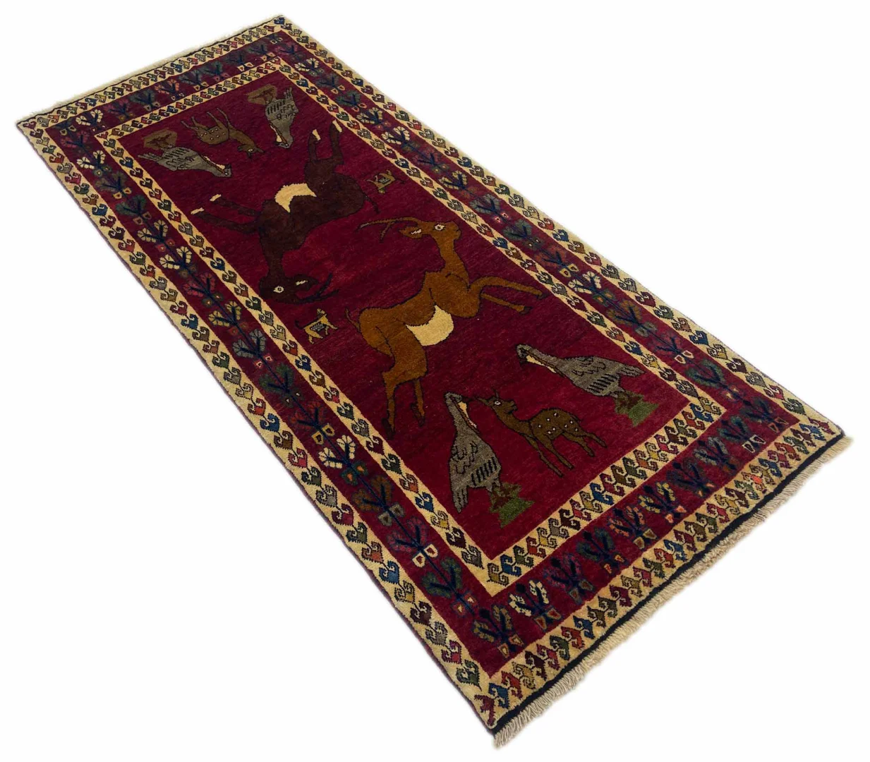 Persian Rug Fars 238 x 104 cm Wool Hand-knotted