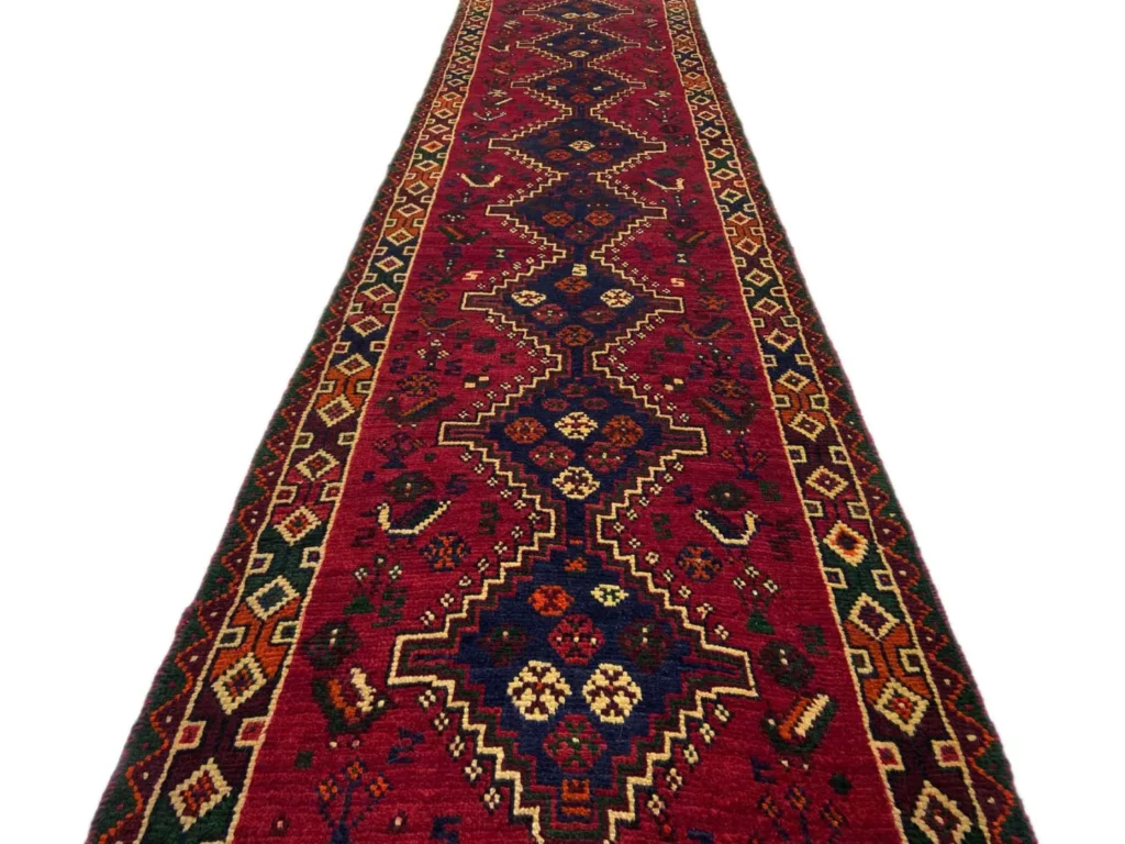 Persian Rug Fars 291 x 73 cm Wool Hand-knotted