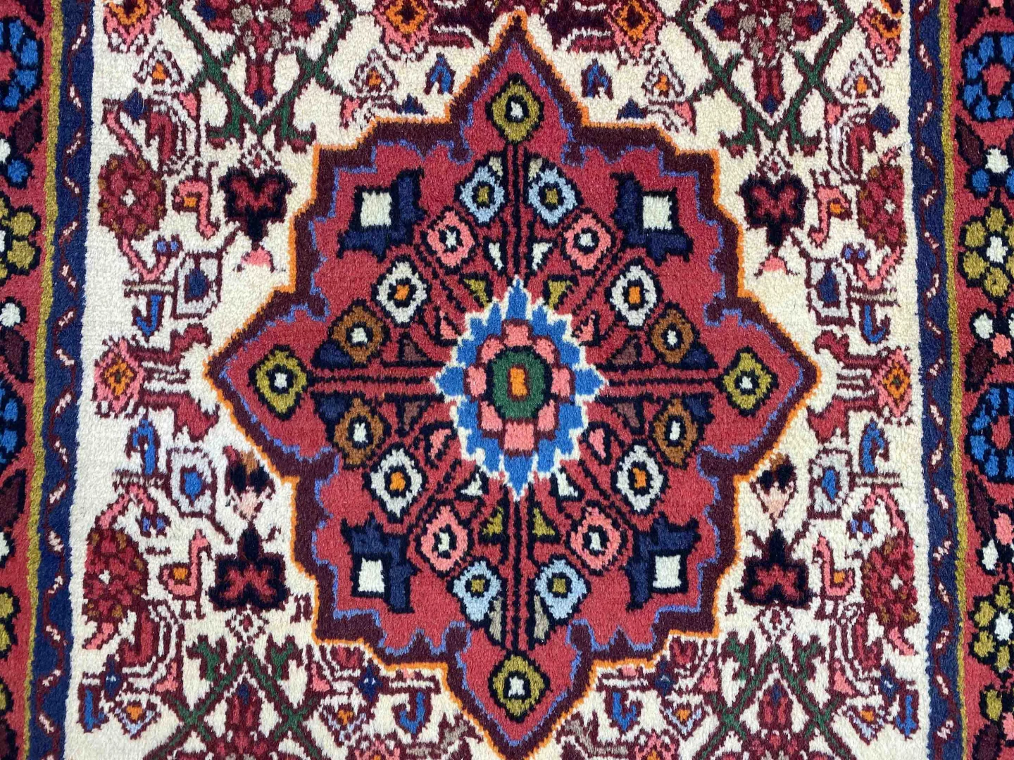 Persian Rug Hamadan 144 x 102 cm Wool Hand-knotted