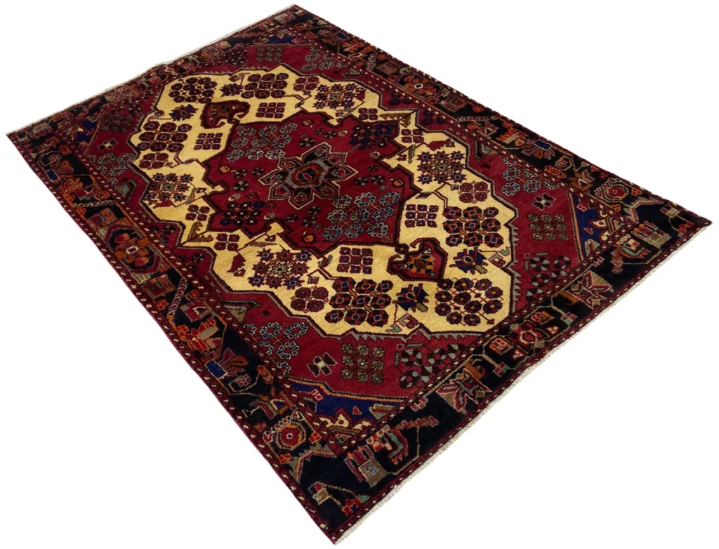 hamadan-teppich-200-x-140-cm-ca-100000-350000-knoten-m-1-2 Persian Rug Hamadan 200 x 140 cm Wool Hand-knotted