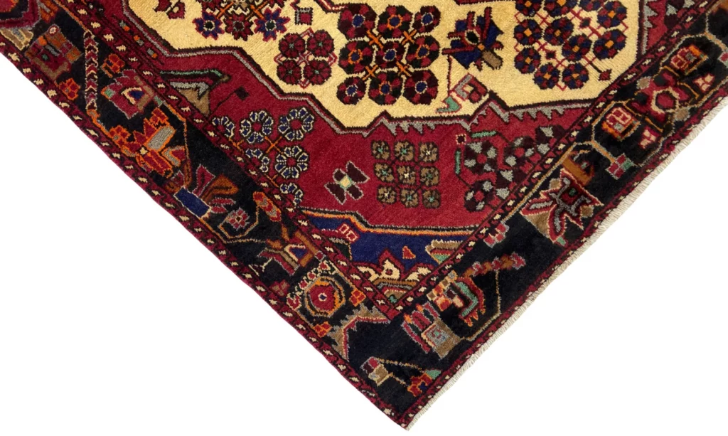 hamadan-teppich-200-x-140-cm-ca-100000-350000-knoten-m-1-3 Persian Rug Hamadan 200 x 140 cm Wool Hand-knotted