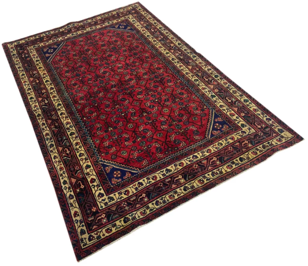 Persian Rug Hamadan 202 x 140 cm Wool Hand-knotted