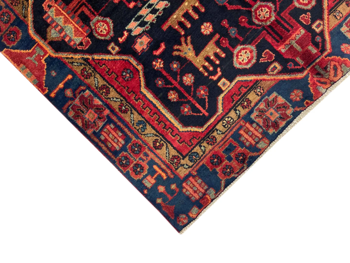 Persian Rug Hamadan 220 x 136 cm Wool Hand-knotted