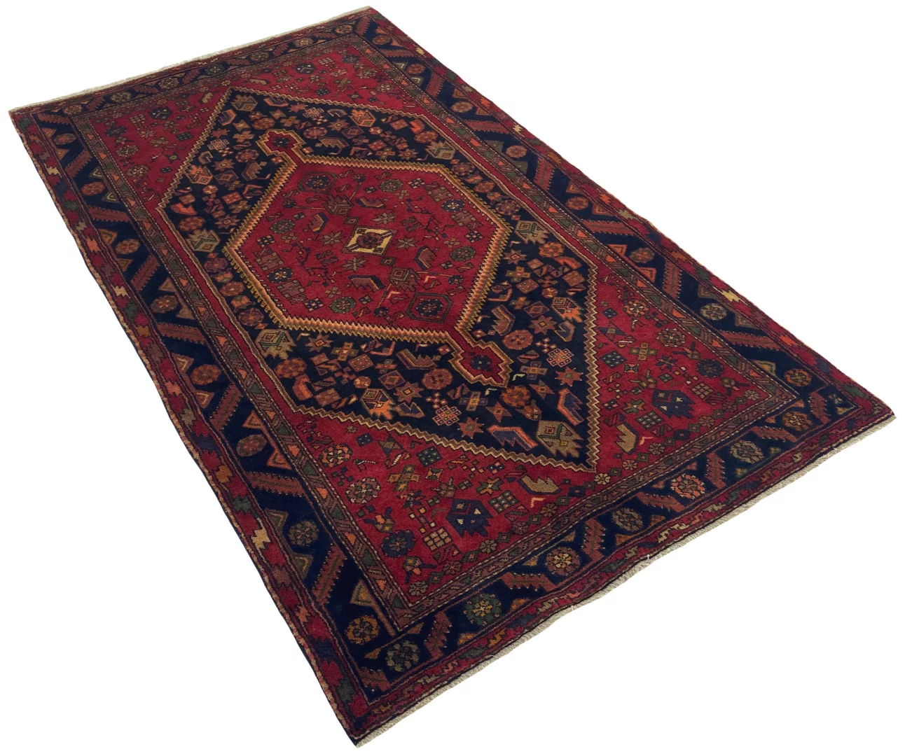 hamadan-teppich-228-x-136-cm-ca-100000-350000-knoten-m-1-2 Persian Rug Hamadan 228 x 136 cm Wool Hand-knotted