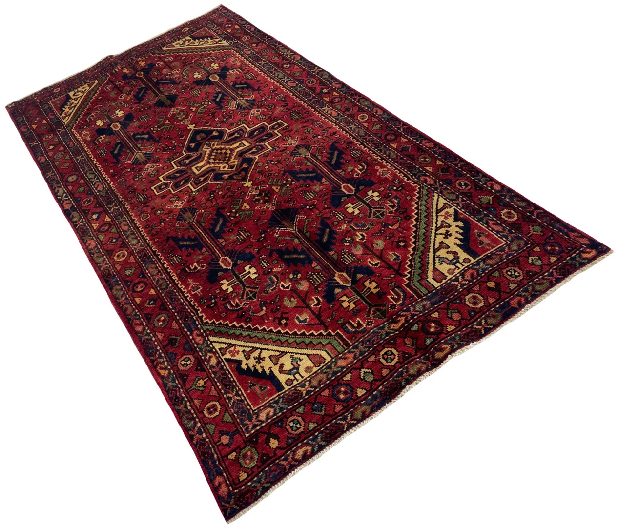 Persian Rug Hamadan 270 x 136 cm Wool Hand-knotted