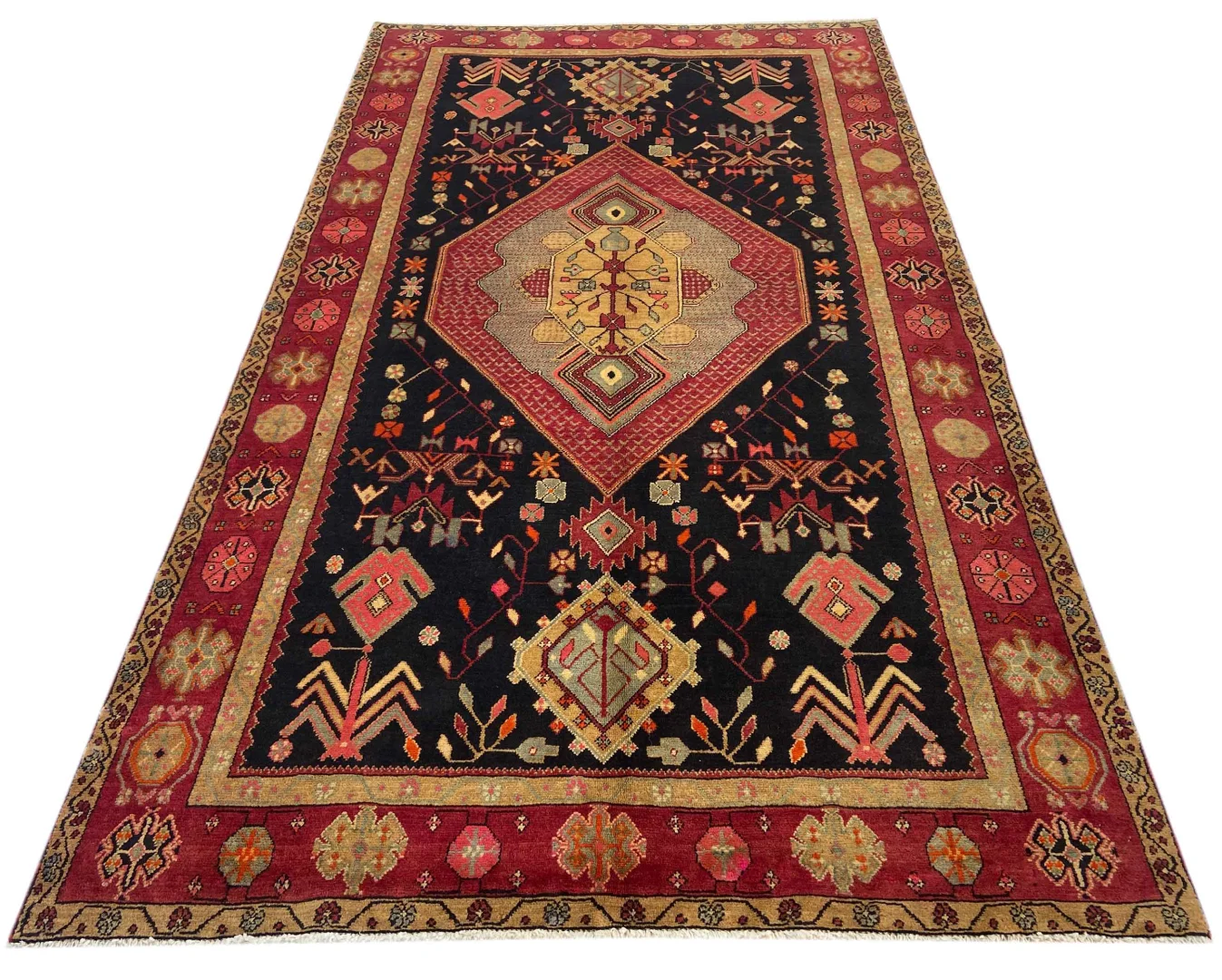 Persian Rug Hamadan 278 x 160 cm Wool Hand-knotted