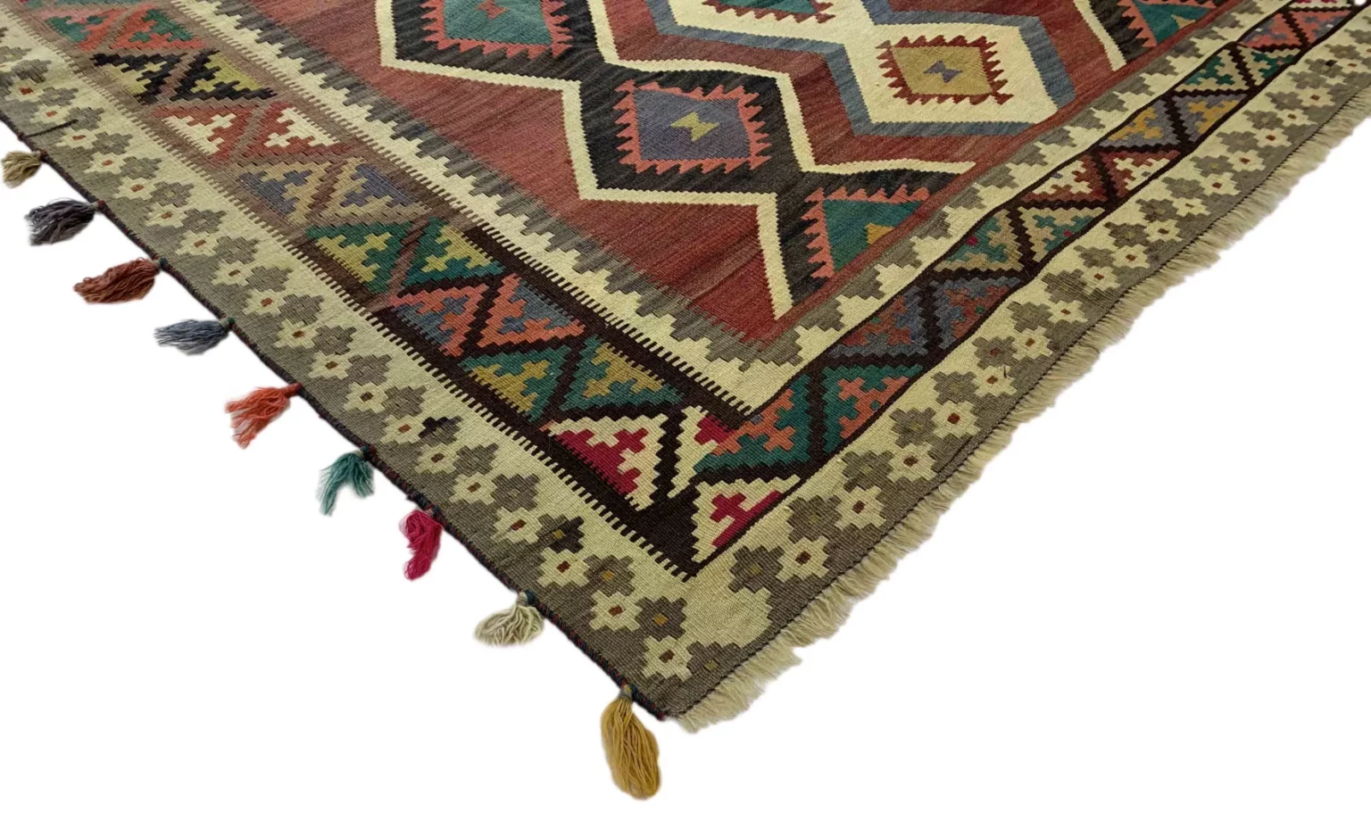 handgewebter-kelim-290-x-157-cm-wende-design-tradition-aus-fars-ideal-4 Persian Rug Fars 290 x 157 cm Wool Hand-woven