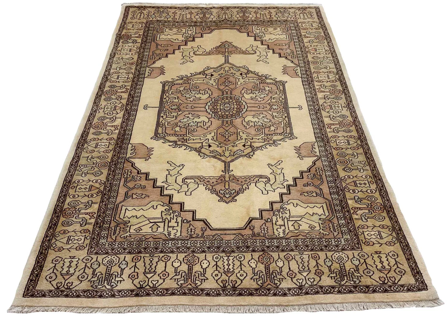 Persian Rug Yazd 275 x 175 cm Wool Hand-knotted