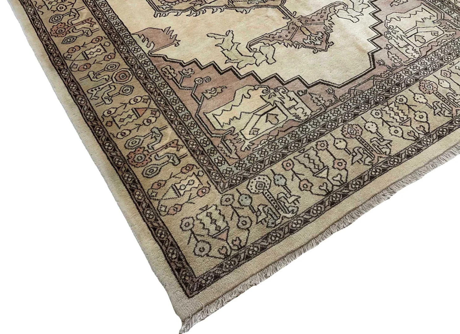 Persian Rug Yazd 275 x 175 cm Wool Hand-knotted
