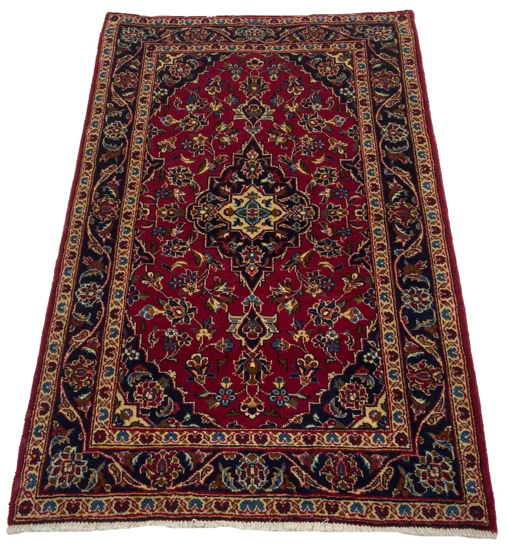 keshan-teppich-152-x-100-cm-knotendichte-150000-300000-knoten-m-1-2 Oriental Rug Kashan 152 x 100 cm Wool Hand-knotted