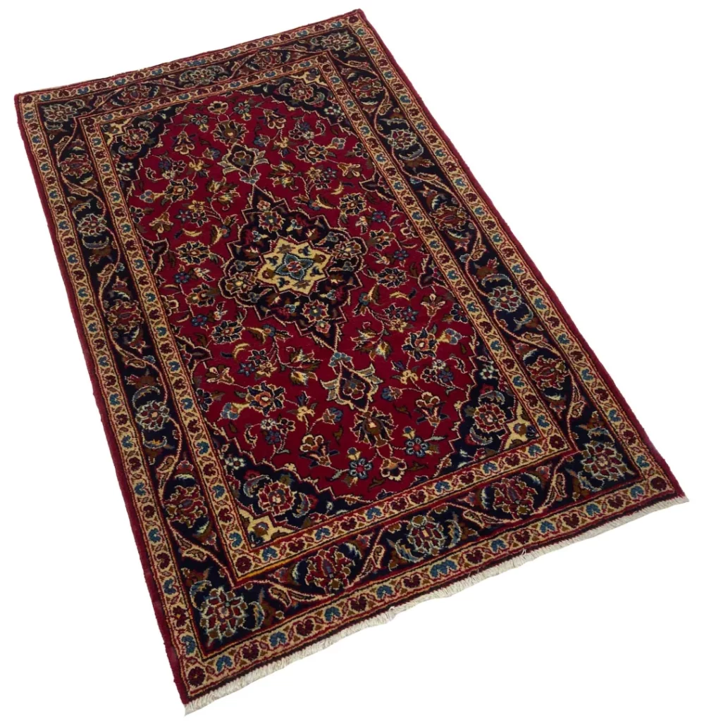 keshan-teppich-152-x-100-cm-knotendichte-150000-300000-knoten-m-1-3 Oriental Rug Kashan 152 x 100 cm Wool Hand-knotted