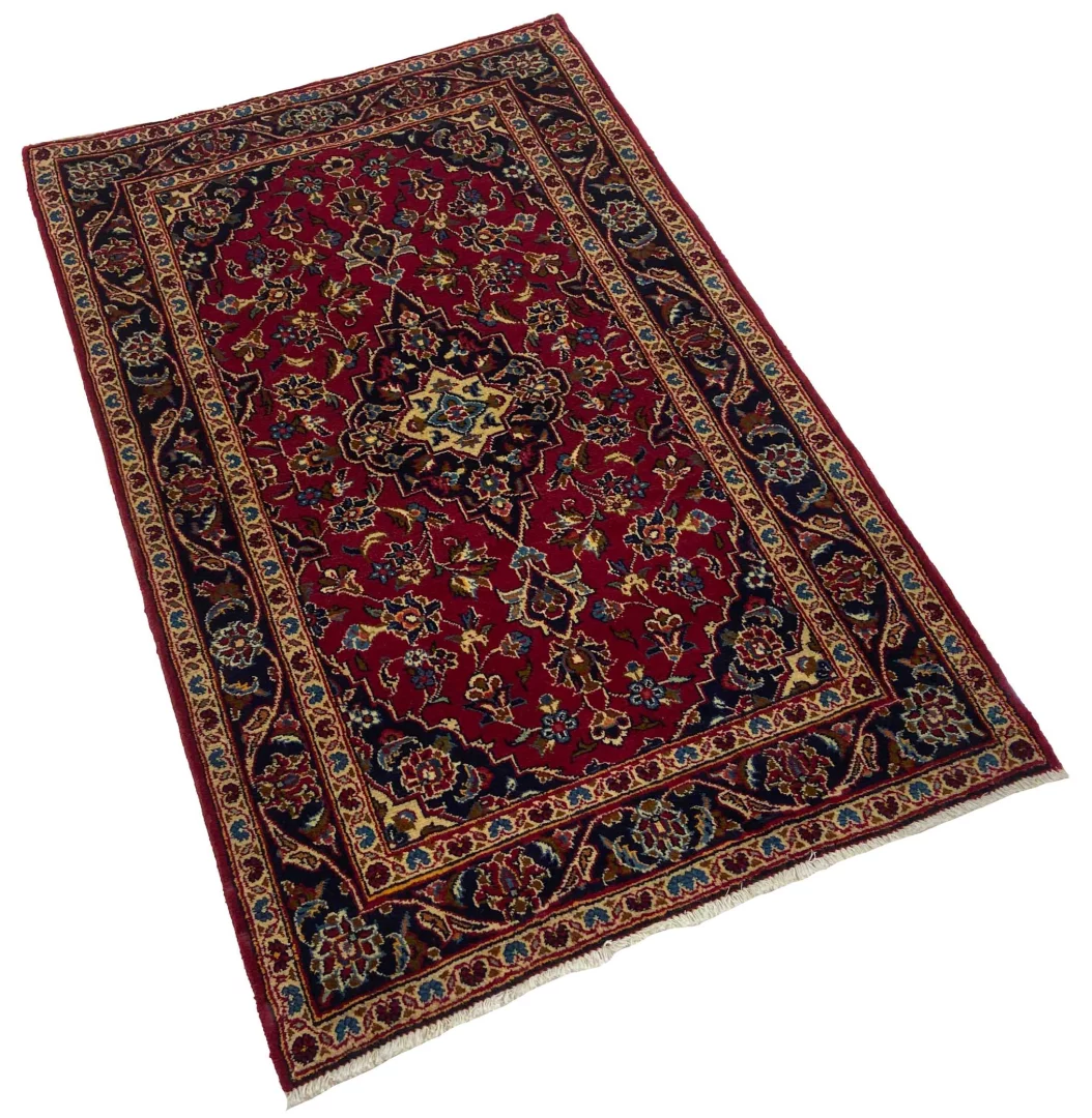 keshan-teppich-152-x-100-cm-knotendichte-150000-300000-knoten-m-1-3 Oriental Rug Kashan 152 x 100 cm Wool Hand-knotted