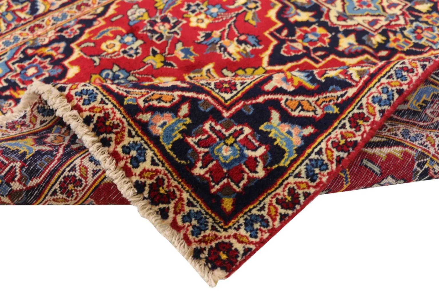 Persian Rug Kashan 158 x 98 cm Wool Hand-knotted