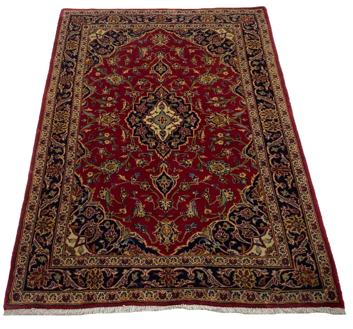 Persian Rug Kashan 160 x 107 cm Wool Hand-knotted