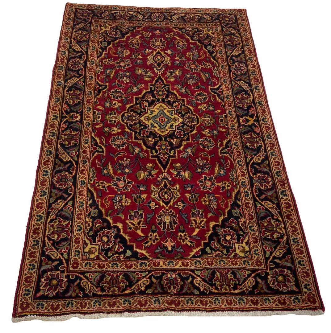 Persian Rug Kashan 169 x 104 cm Wool Hand-knotted