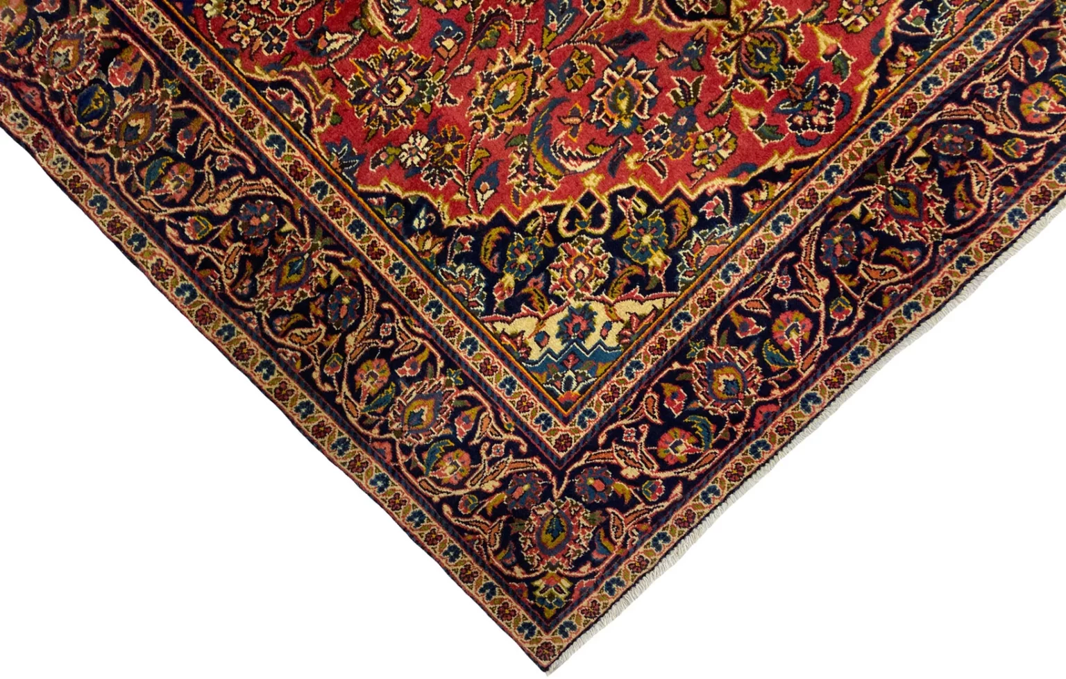 Persian Rug Kashan 187 x 140 cm Wool Hand-knotted