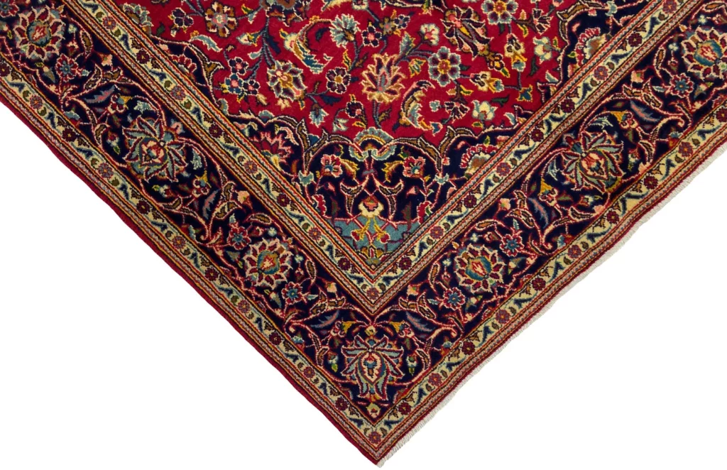 Persian Rug Kashan 200 x 133 cm Wool Hand-knotted