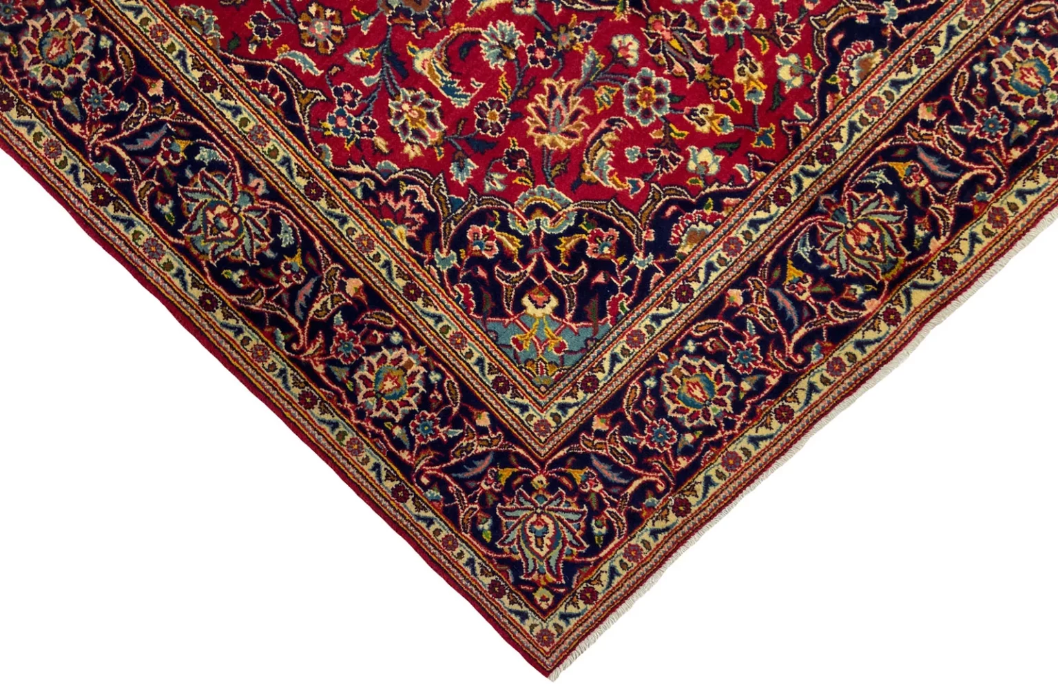 Persian Rug Kashan 200 x 133 cm Wool Hand-knotted