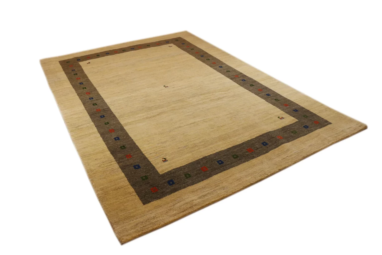 gabbeh-perserteppich-293-x-206-cm-hoher-weicher-flor-mit-abstraktem-design-2 Persian Rug Fars 293 x 206 cm Wool Hand-knotted