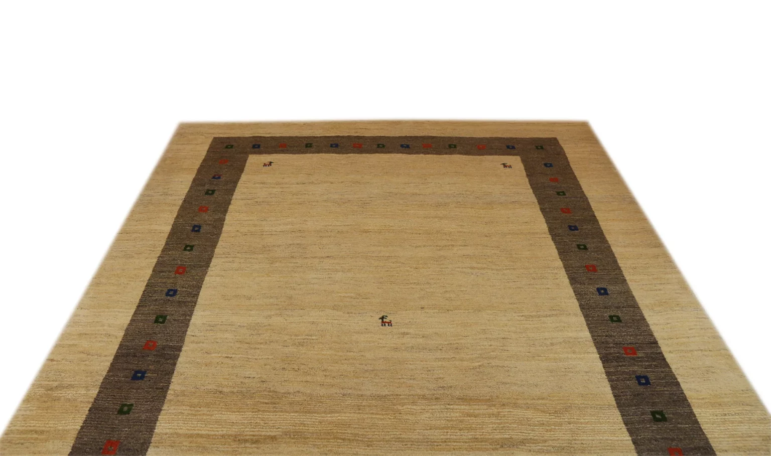 gabbeh-perserteppich-293-x-206-cm-hoher-weicher-flor-mit-abstraktem-design-3 Persian Rug Fars 293 x 206 cm Wool Hand-knotted