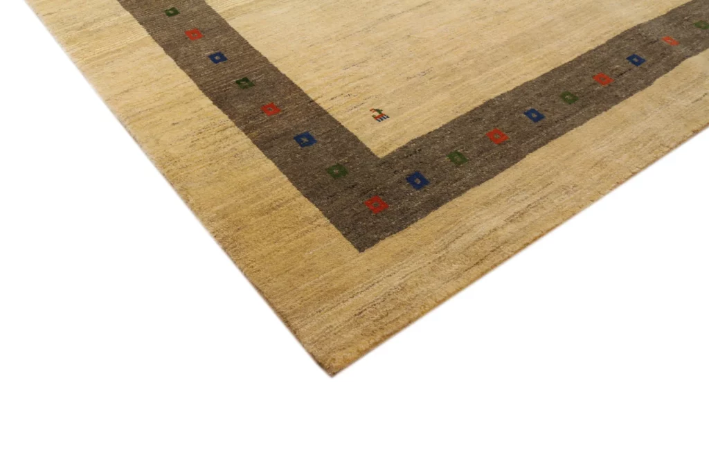 gabbeh-perserteppich-293-x-206-cm-hoher-weicher-flor-mit-abstraktem-design-4 Persian Rug Fars 293 x 206 cm Wool Hand-knotted