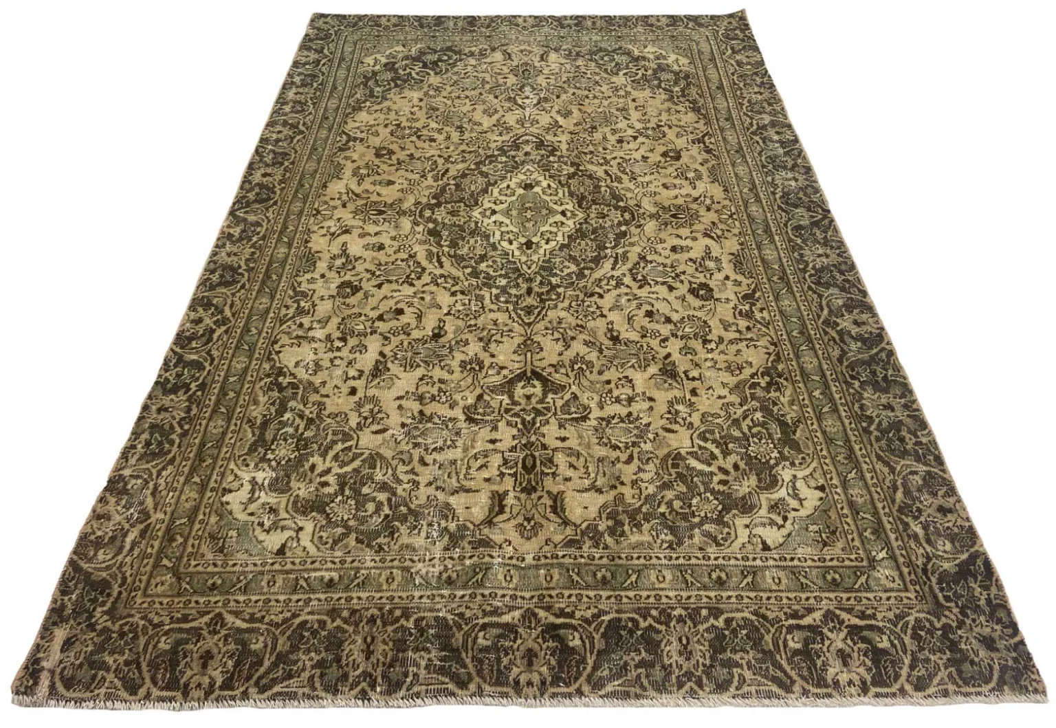 vintage-perserteppich-270-x-168-cm-einzigartiges-handgearbeitetes-design-1-1 Persian Rug 270 x 168 cm Wool Hand-knotted