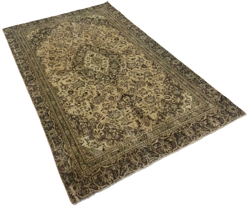 vintage-perserteppich-270-x-168-cm-einzigartiges-handgearbeitetes-design-1-2 Persian Rug 270 x 168 cm Wool Hand-knotted