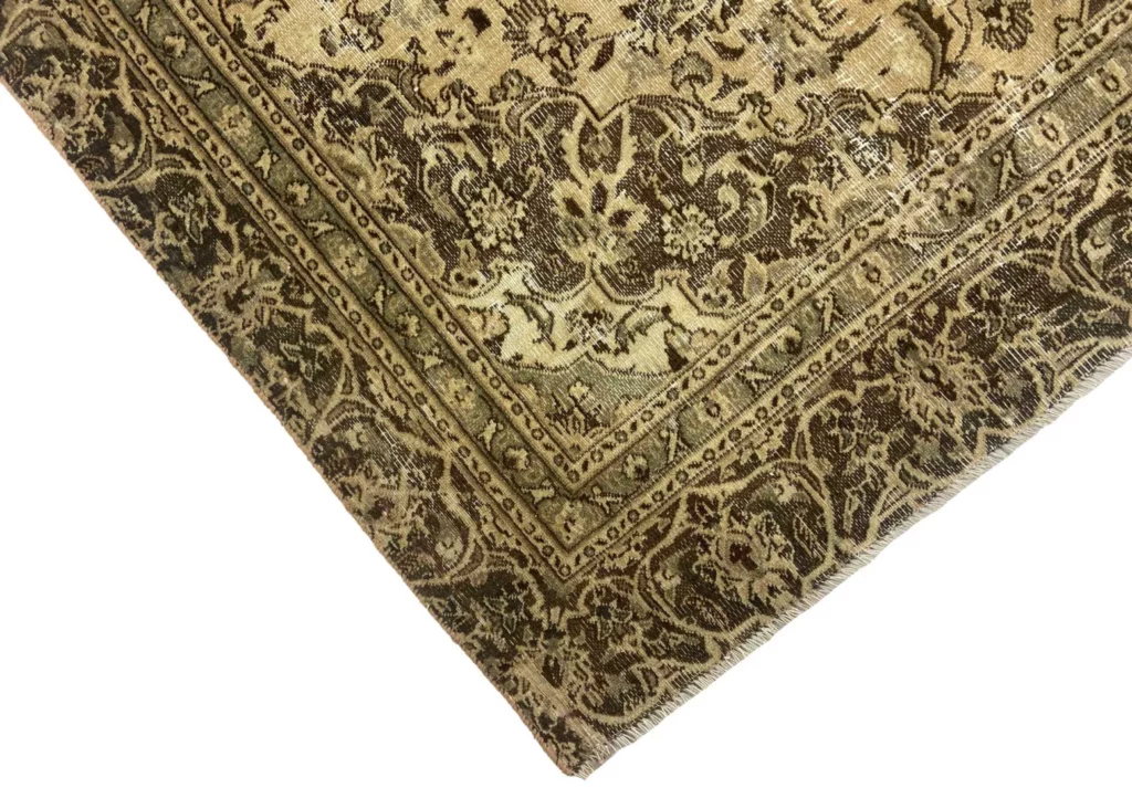 vintage-perserteppich-270-x-168-cm-einzigartiges-handgearbeitetes-design-1-3 Persian Rug 270 x 168 cm Wool Hand-knotted