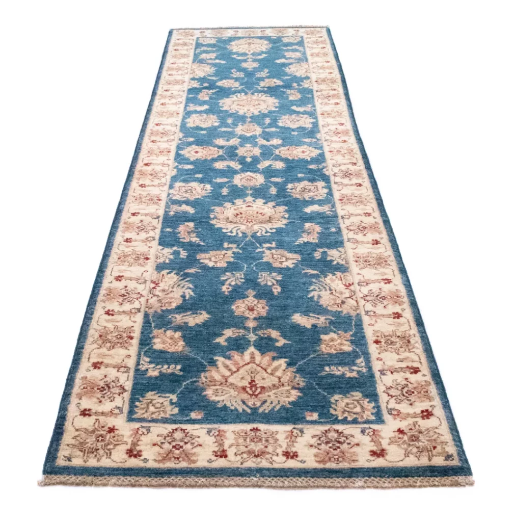 ziegler-perserteppich-303-x-84-cm-ca-200000-knoten-m-steinwasche-1-1 Oriental Rug Ziegler 303 x 84 cm Wool Hand-knotted