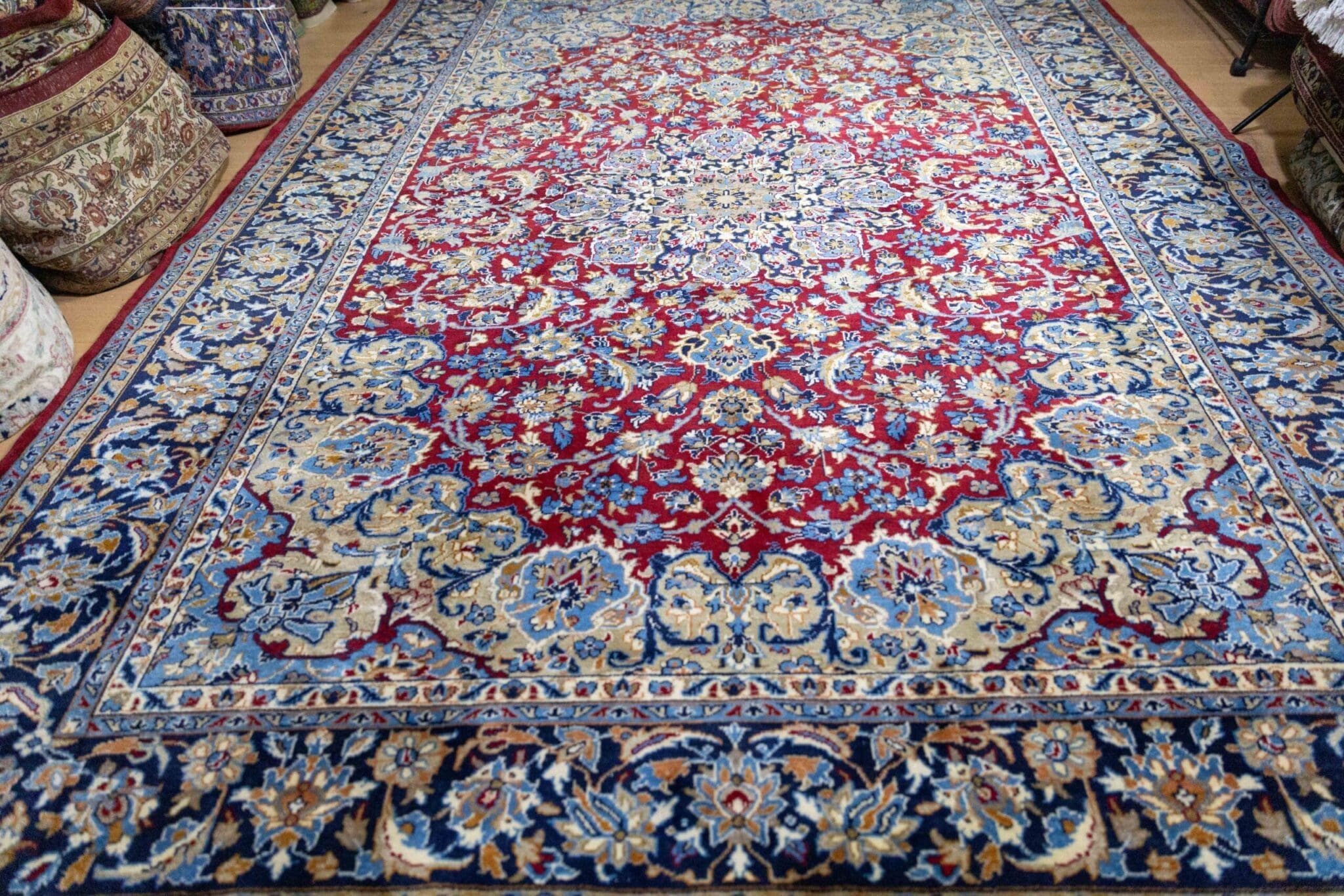 Persian Rug Kashan 353 x 263 cm Wool Hand-knotted