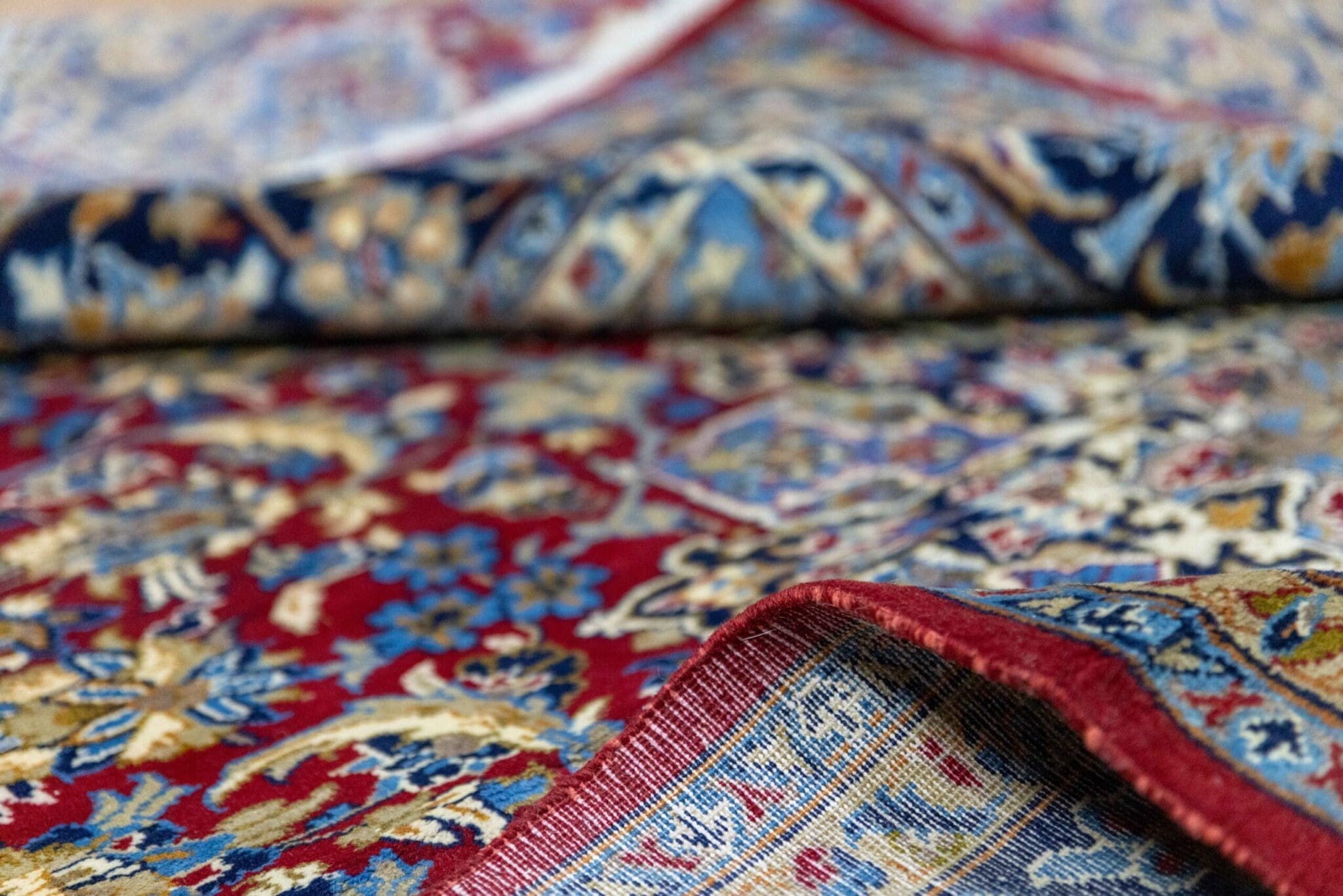 Persian Rug Kashan 353 x 263 cm Wool Hand-knotted