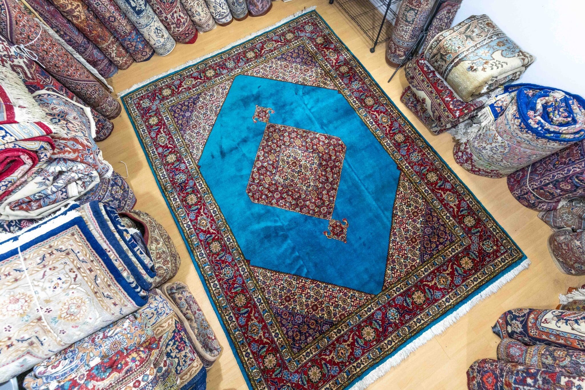 Persian Rug Tabriz 330x238cm Wool Hand-knotted