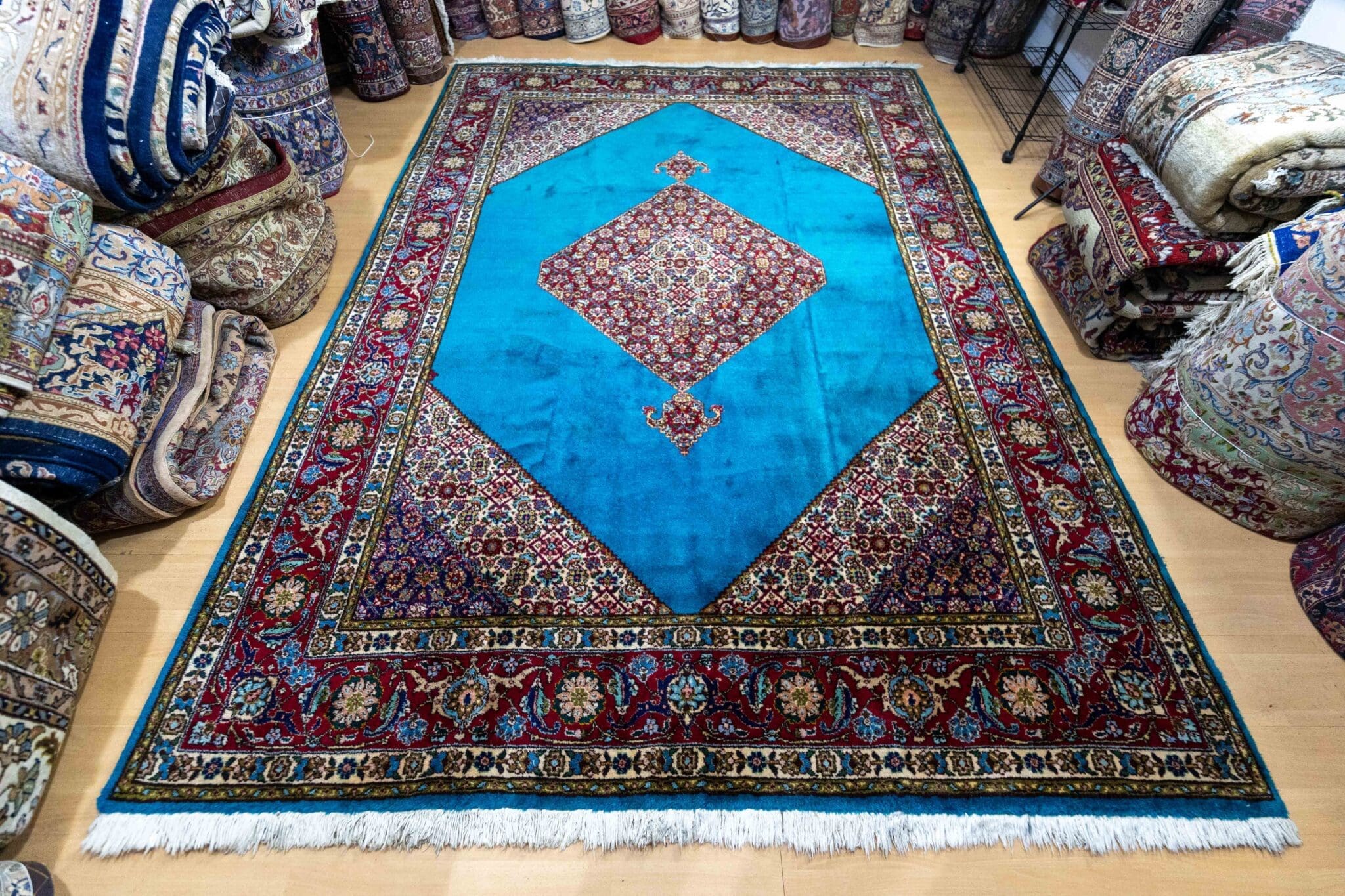 Persian Rug Tabriz 330x238cm Wool Hand-knotted