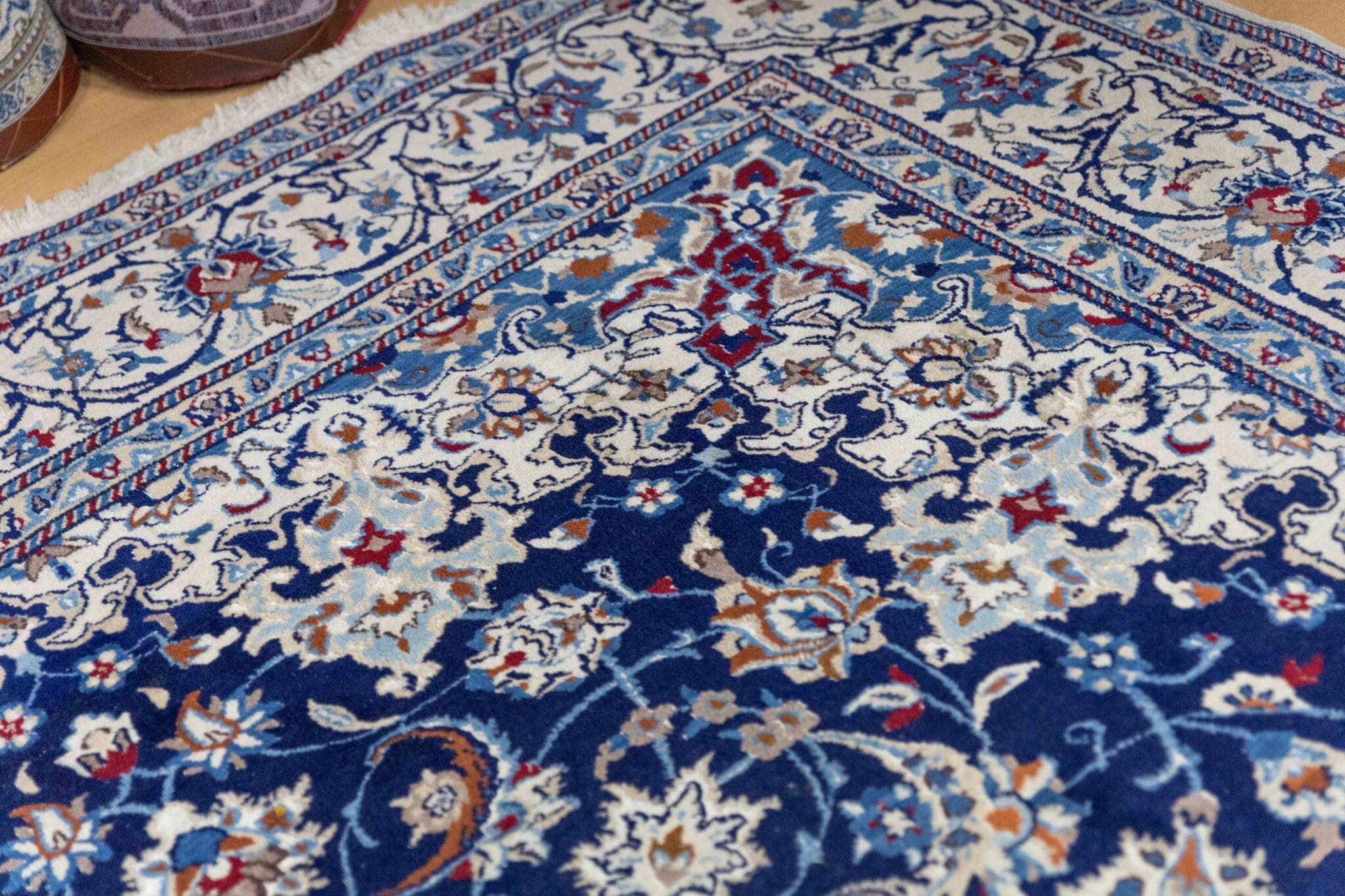 Persian Rug Nain 354x243 cm Wool Hand-knotted