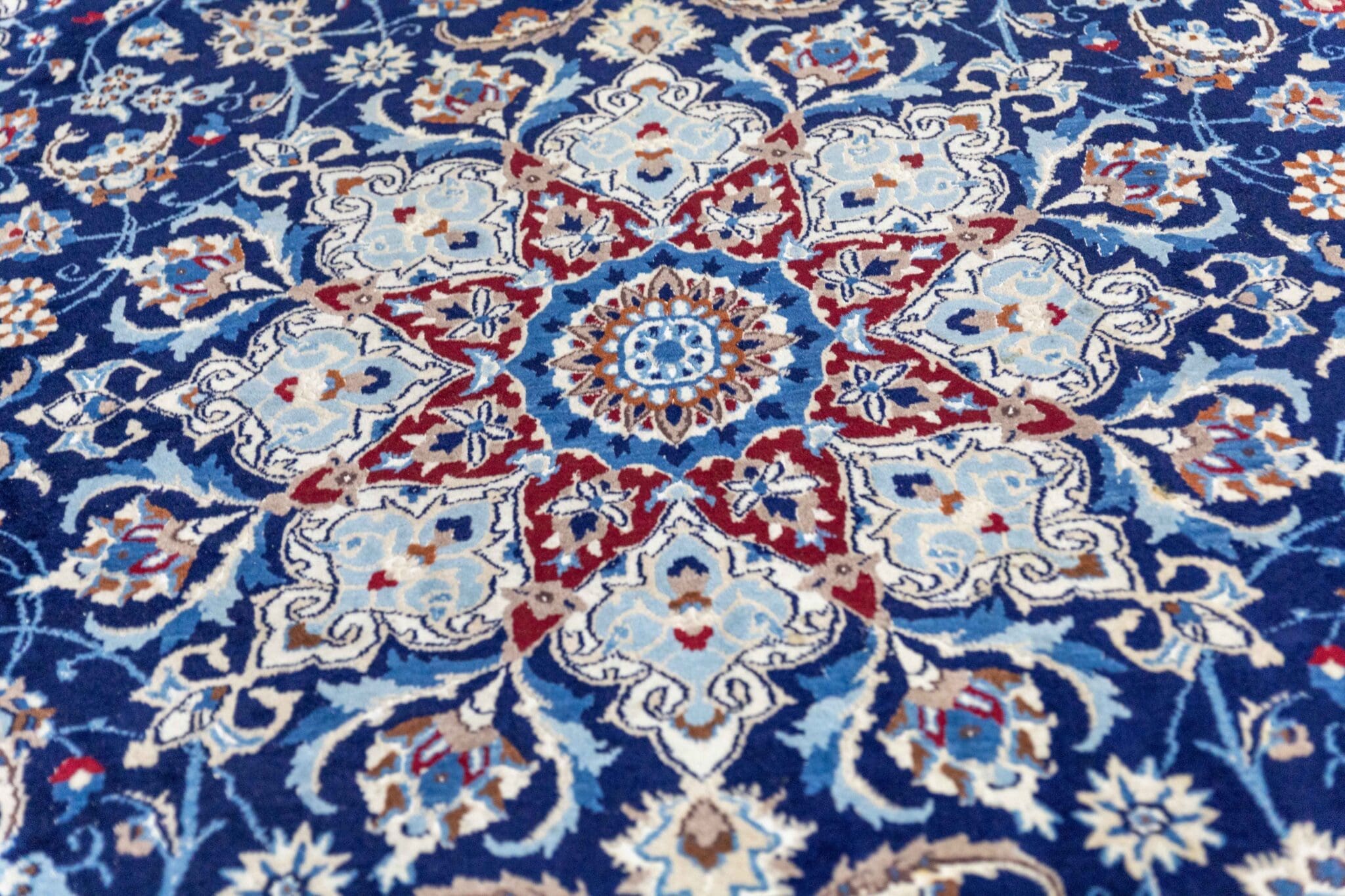 Persian Rug Nain 354x243 cm Wool Hand-knotted