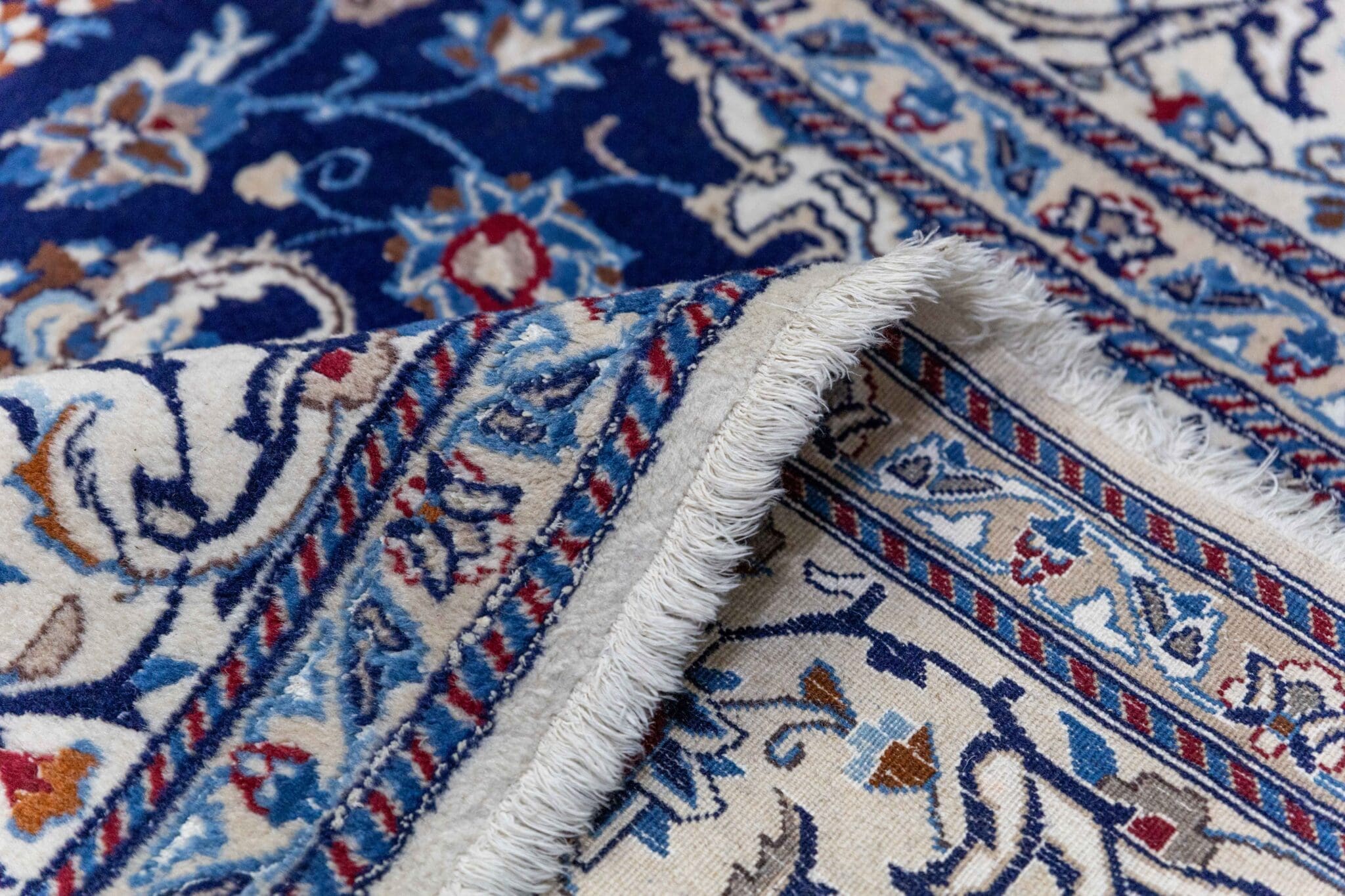 Persian Rug Nain 354x243 cm Wool Hand-knotted
