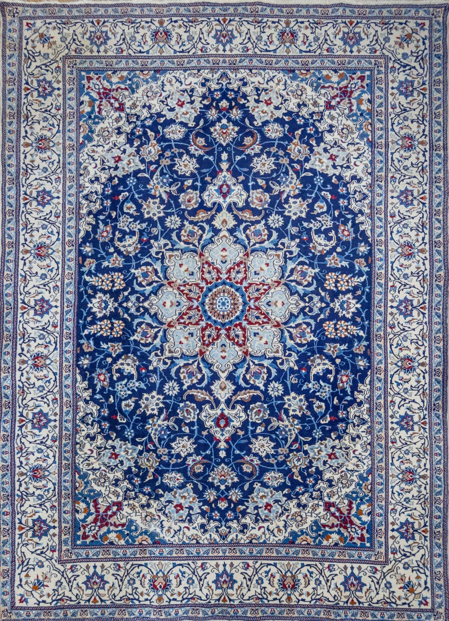 Persian Rug Nain 354x243 cm Wool Hand-knotted