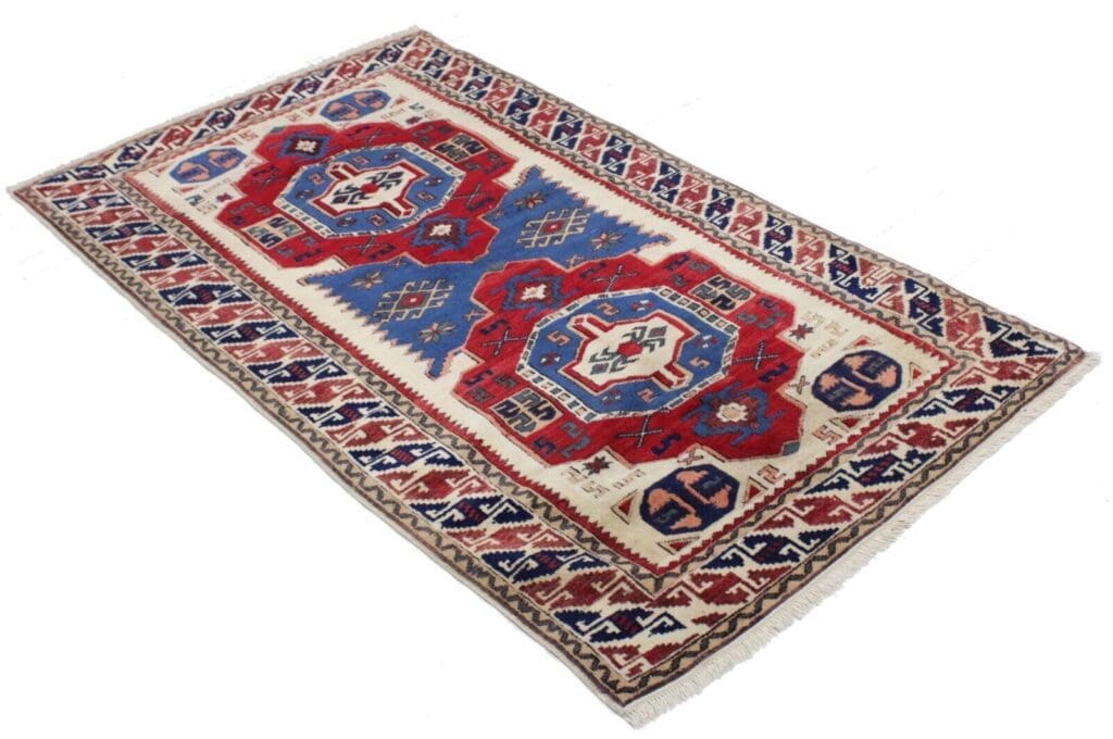 original-pakistan-teppich-kazak-170x100-cm-top-zustand-handgeknupft-1-2 Oriental Rug Kazak 184 x 122 cm Wool Hand-knotted