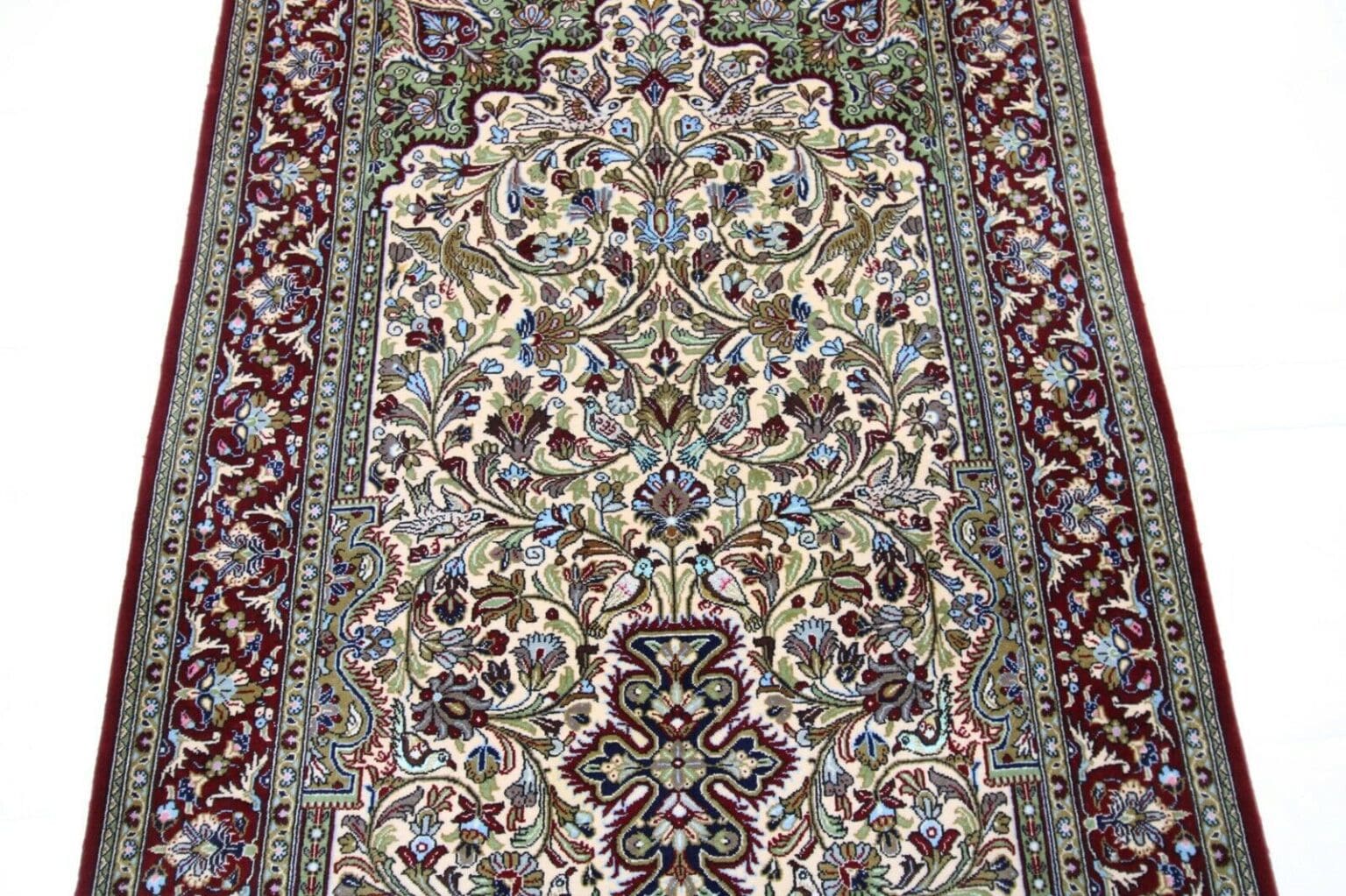 Persian Rug Qom 184 x 122 cm Silk Hand-knotted