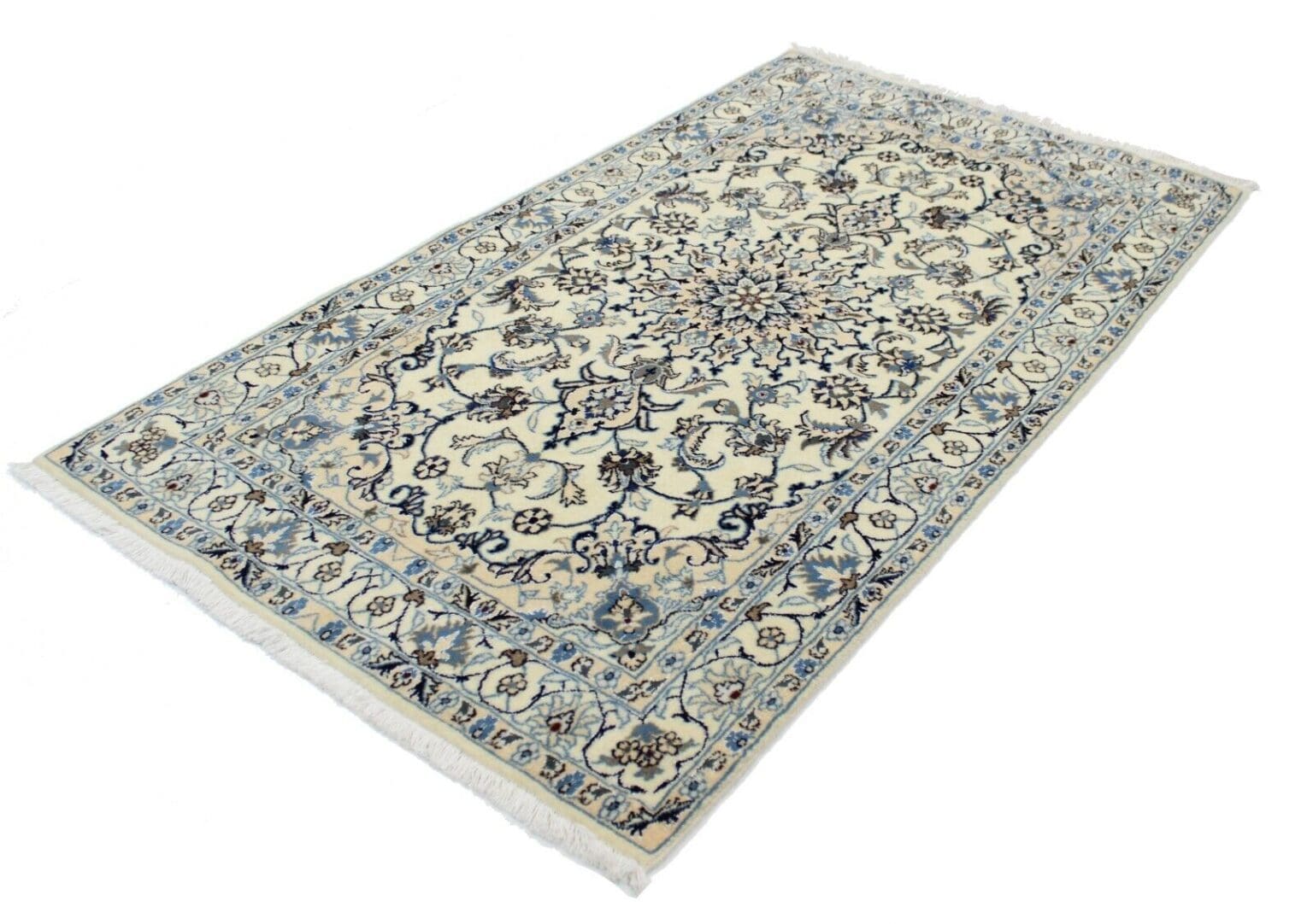 original-perserteppich-nain-215x119-cm-top-zustand-handgeknupft Persian Rug Nain 215 x 119 cm Hand-knotted