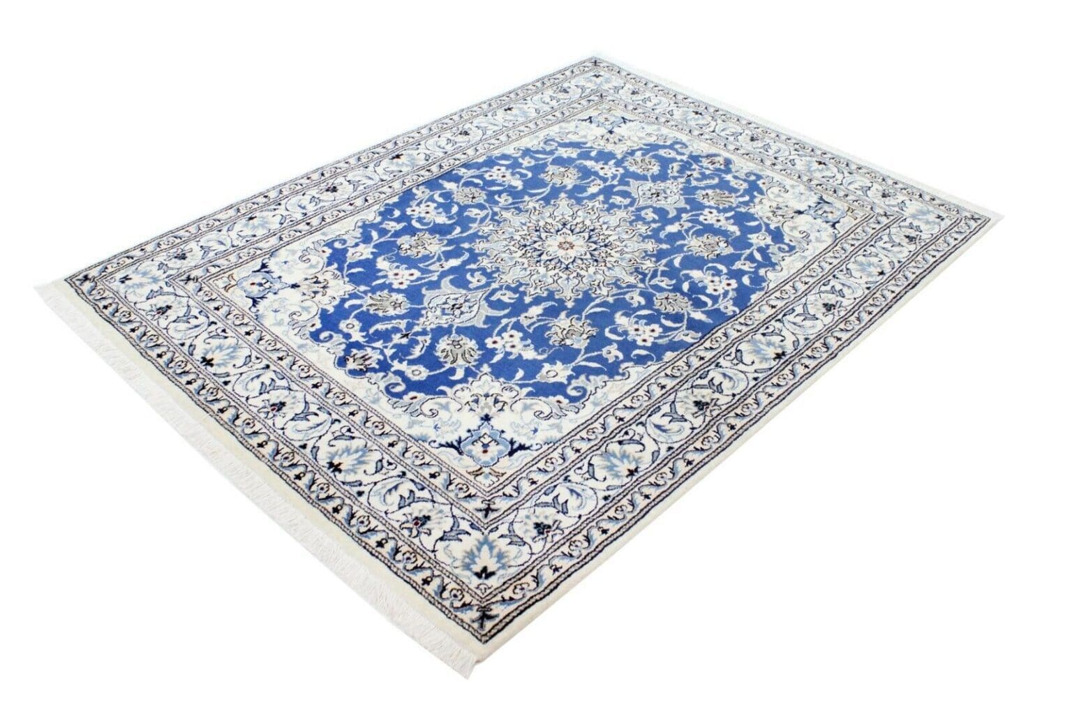 Persian Rug Nain 195x148 cm Wool Hand-knotted