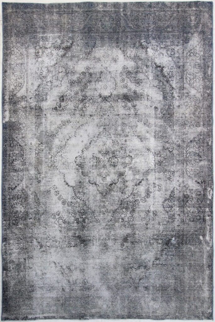 vintage-perserteppich-blau-298x196-cm-100-handgeknupft-nr-1866 Persian Rug 298 x 196 cm Wool Hand-knotted