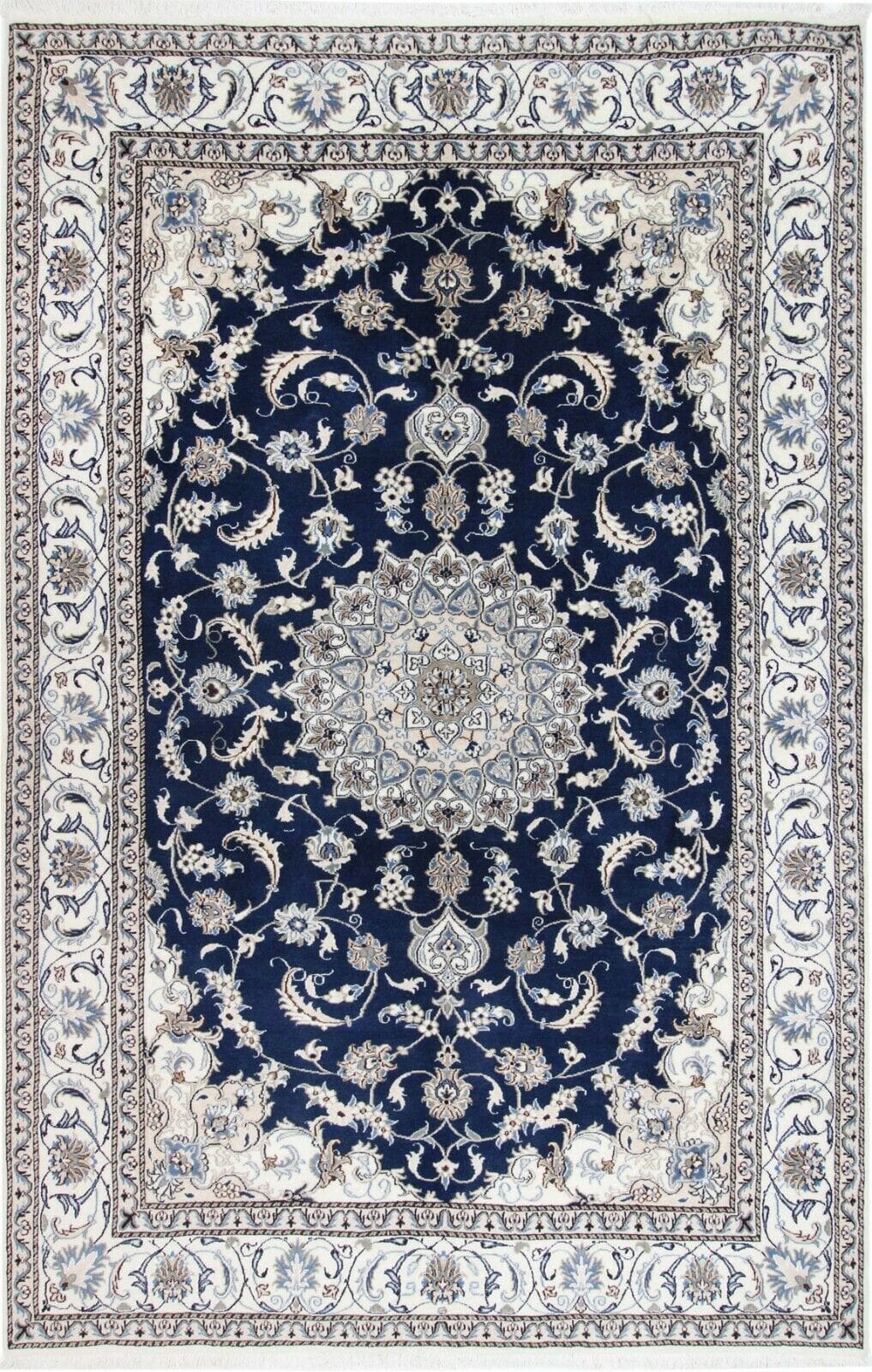 original-perserteppich-nain-300x200-cm-top-zustand-handgeknupft Persian Rug Nain 300 x 200 cm Wool Hand-knotted
