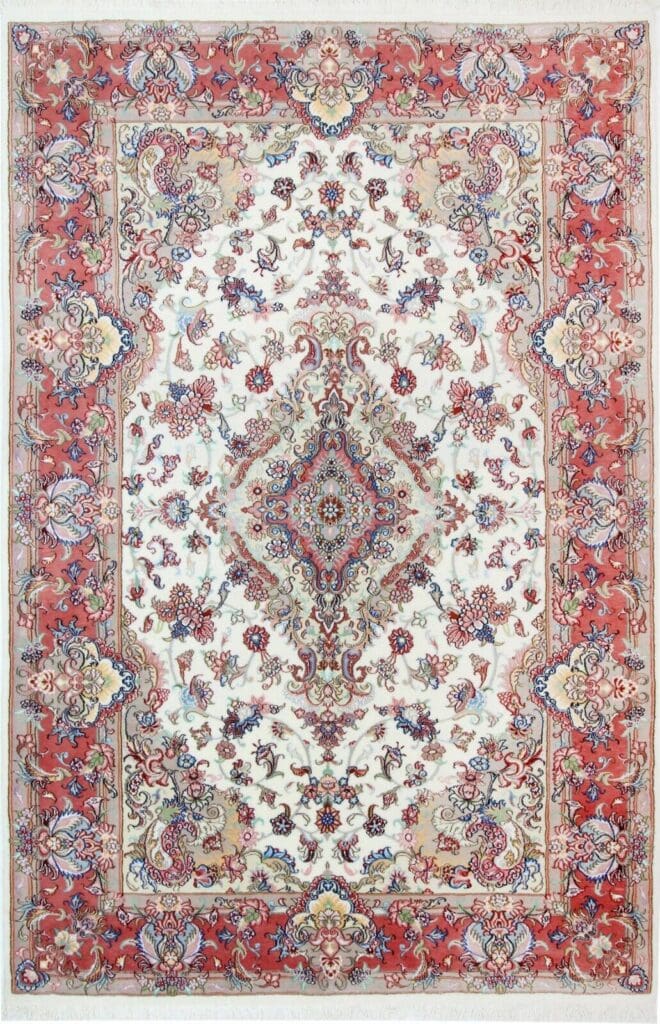 Persian Rug Tabriz 300 x 200 cm Wool Hand-knotted