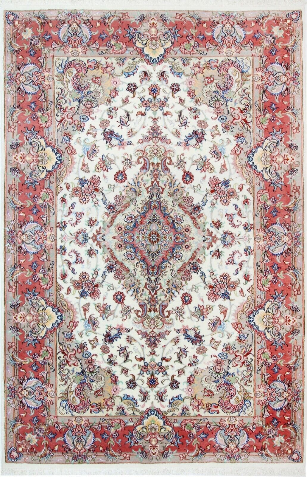 Persian Rug Tabriz 300 x 200 cm Wool Hand-knotted